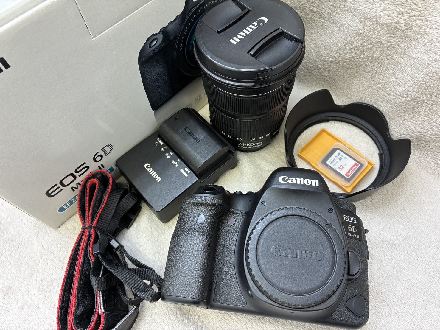 Canon EOS 6D Mark Ⅱ EF24-105 IS STM Kit (一眼レフカメラ)