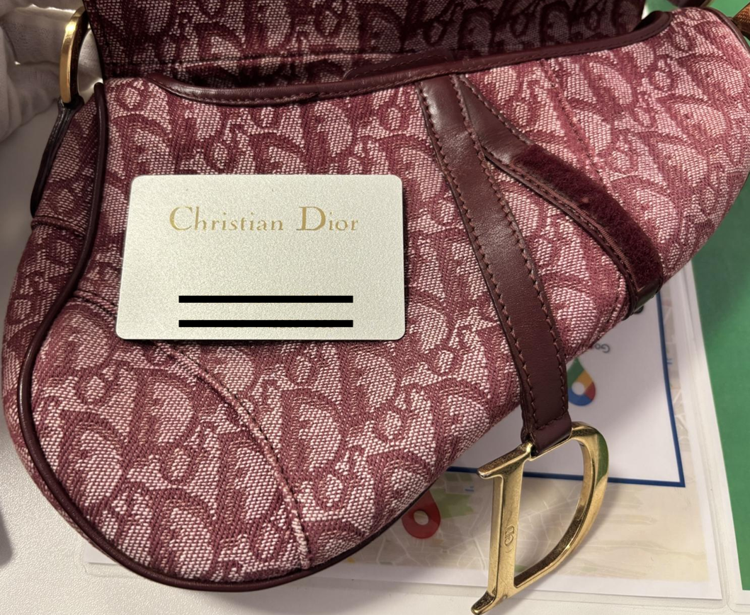 Christian Dior トロッター サドルハンドバッグ