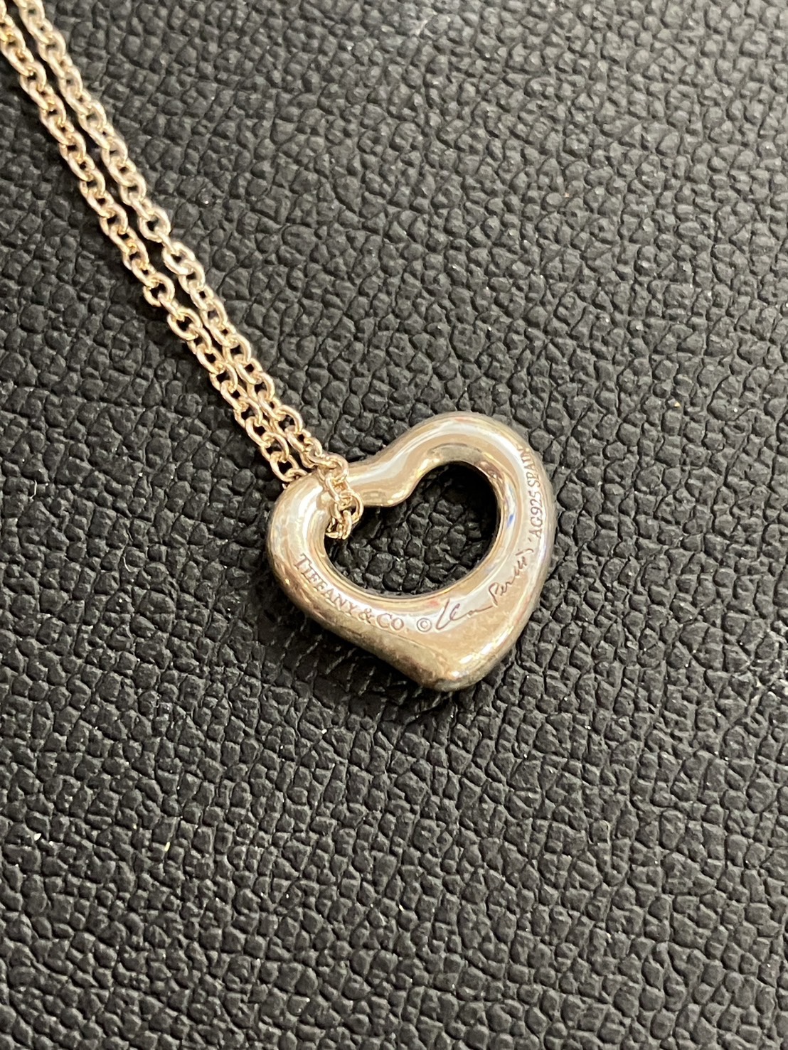 TIFFANY オープンハートネックレス1点